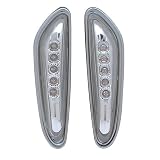 04-10 BMW 5 Series E60 Clear LED Side Markers by Luminx Lighting