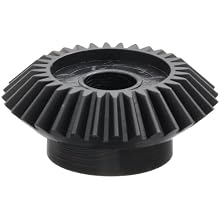 Boston Gear GP Series Miter Gear, 1:1 Ratio, 20 degree Pressure Angle, Straight Miter, Plain Bore, Molded Nylon