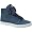 Navy Blue Waxed Suede