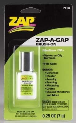 Zap-A-Gap Brush On, .25oz, Carded by ZAP Glue