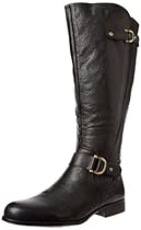 Hot Sale Naturalizer Women's Jersey Wide Shaft Knee-High Boot,Black,7.5 M US