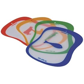 Casabella Silicone Cutting Board, Set of 4 by Casabella