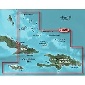 Garmin BlueChart g2 Vision Southern Bahamas Saltwater Map microSD Card: GPS &amp; Navigation