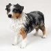 AUSTRALIAN SHEEPDOG FIGURINE Blue Stands Dog DF99B
