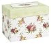 CR Gibson Old Country Roses Recipe File Boxes (Pack of 2)