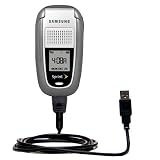 Classic Straight USB Cable for the Samsung SCH-A820 with Power Hot Sync and Charge capabilities - Gomadic Brand w/ TipExchange Technology
