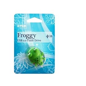 TDK - 15 lang Frog - Cl� USB 2.0 flash drive - 4 Go