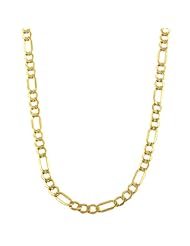 10 Karat Yellow Gold Figaro Link Necklace (5.4mm, 20 inch)