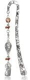 Mother Mary & Child Jesus Charm with Czech Glass, Swarovski
Crystal Garden Flowers Engraved Timeless Antique Style Silvertone
Metal Bookmark Gift Package 3 in 1& Multi Purpose Charm (9520)