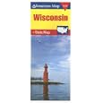 American Map Wisconsin State Travel by  American Map Corp