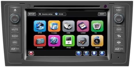 Tyso For AUDI A6 (1998-2004) 7" in dash CAR DVD Player GPS Navigation System Radio Ipod Bluetooth Free Map CD7902