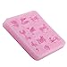 niceeshop(TM) Cut Animal Shape Party Silicone Cake Mold Fondant Baking Mold Pan,Random Color