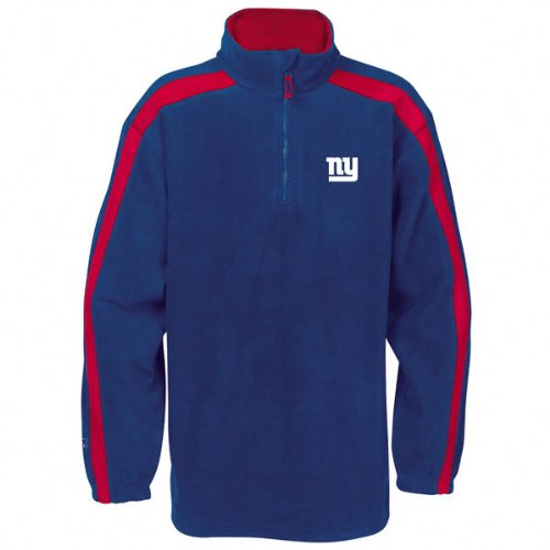 Nfl New York Giants Gamestopper 1/4 Zip Fleece Medium