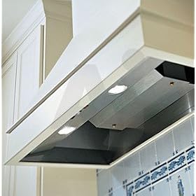 Vent-A-Hood BH128SLDSS Decorative Wall Hood Liner with Dual Level Halogen Lighting and... by 