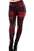 LoveLiness Women Blood Stains Print Ankle Leggings Pants