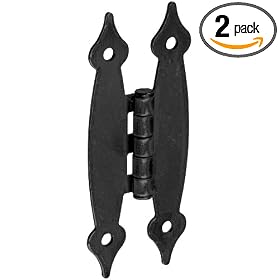 Stanley Home Designs BB8193 3-1/2-by-1-1/2-Inch Traditional Flush Cabinet Hinge, 2-Pack, Oil Rub Bronze