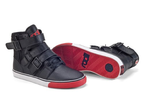 Radii Straight Jacket Vlc- Black Red White High Top Fashion Sneaker product image