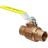 Apollo 77CLF-240 Series Bronze Ball Valve with Stainless Steel 316 Ball and Stem, Two Piece, Inline, Lever, Solder End