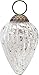 Luna Bazaar Small Mercury Glass Ornament (Laura Design, 2.25-Inch, Silver) - Vintage-Style Decoration