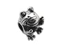 Zable(tm) Sterling Silver Frog Bead / Charm