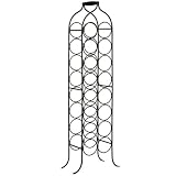 Stylish Feestanding 16 bottle metal Wine Rack - Great Space Saver