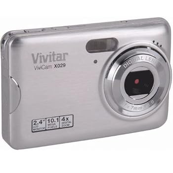 Vivitar Vivicam X029 Camera Silver 10MP Digital Zoom 2.4LCD 720p HD Vivitar Vivicam X029 Camera Silver 10MP Digital Zoom 2.4LCD 720p HD