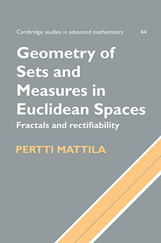 Geometry of Sets and Measures in Euclidean Spaces: Fractals and Rectifiability (Cambridge Studies in Advanced Mathematics)