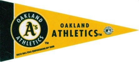 MLB Mini Oakland Athletics Pennant, (2-Pack)