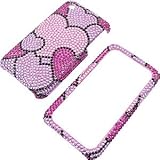 Rhinestones Shield Protector Case for Apple iPhone 3G & 3GS, Cloud Hearts F ....