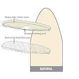 One Piece Ironing Board Cover & Pad Moderate Usage (54x15-17) in Natural by Polder Home Tools