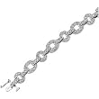 14K White Gold Diamond Bracelet - 1.12 Ct.