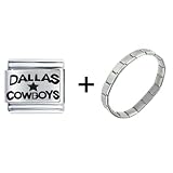 Dallas Cowboys Italian Charm Bracelet