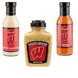 University of Wisconsin - Wing Sauce, Blue Cheese Dip & Mustard Deli Pack (Set of 3)