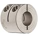 Ruland One-Piece Clamping Shaft Collar, Double Wide, Stainless Steel, Metric
