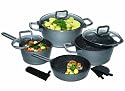 Stoneline Plus 7-Piece Premium Stone Tough Nonstick Cookware Set