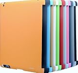 i-BLASON Case for iPad 2 Smart Cover (Not Included) Ultra Slim 1.2mm Orange -Award Winning Partner Compatible Companion Skin