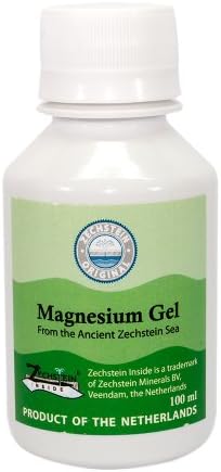 Zechstein Therapeutic Magnesium Gel for Relief of Muscle Pain, Psoriasis, Eczema, Dermatitis and Acne - 100ml