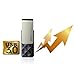 Silicon Power 8GB Blaze B30 USB 3.0 Swivel Flash Drive, Black (SP008GBUF3B30V1KNE)