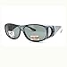 Womens Polarized Fit Over Glasses Rhinestone Sunglasses Oval Rectangular Gray
