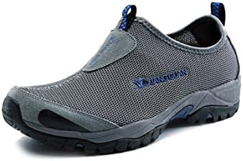 Pool Wave Water Shoes For Men Walking Sneakers Breathable Hiking Shoes Grey