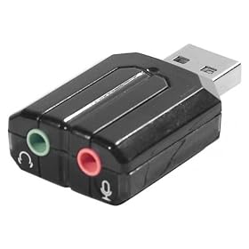 Dexlan - Mini Carte Son sur port USB avec entree/sortie