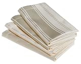 Waterford Table Kylemore 21-inch by 21-inch Napkin Set of 4, Ivory