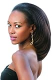 LG-34 HALF WIG/PONY TAIL 2 in 1 by Motown Tress Color 1BP118