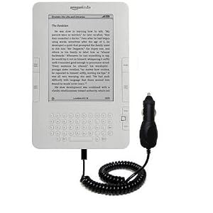 Rapid Car / Auto Charger for the Amazon Kindle 2nd & Latest Generation / Kindle DX ( aka Wi-Fi Free 3G 6 in. 9.7 in. )