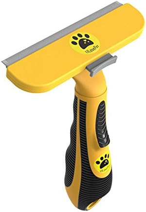 ULovePet Shedding Tool & Pet Grooming Tool for Small, Medium, Large & Giant Dog (Long Hair, Large)