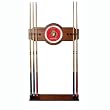NHL Ottawa Senators 2 piece Wood and Mirror Wall Cue Rack