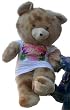 GIANT 42-INCHES-TALL TEDDY BEAR - WEARING WORLD'S GREATEST MOM TSHIRT - BIG, SOFT AND ADORABLE - GREAT MOTHERS DAY ... OR ANY DAY GIFT! * AMERICAN MADE IN THE USA AMERICA