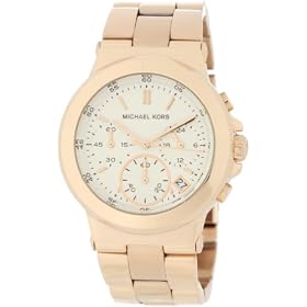 MICHAEL Michael Kors Watch, Women's Chronograph Rose Goldtone Stainless Steel Bracelet MK5223