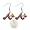 Atlanta Braves Dangle Logo Earring Set Charm Gift Mlb Image #2
