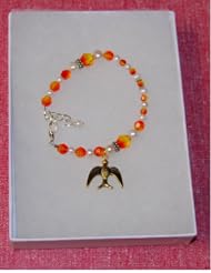 Hunger Games Inspired Mockingjay Charm Bracelet